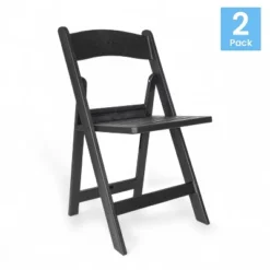 Flash Furniture 2 Pack HERCULES Series 800 Lb. Capacity Resin Folding Chair With Slatted Seat -Flash Furniture GUEST e928809a 568a 480f 8ff2 d9741d07893a