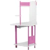 Corner Computer Desk With Hutch Pink - Flash Furniture -Flash Furniture GUEST ea48164d 5ba9 4c13 a205 7517800e6686