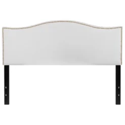 Flash Furniture Lexington Arched Upholstered Headboard With Accent Nail Trim -Flash Furniture GUEST ea79a128 e0c9 4072 bf12 ac84de5e7b8a