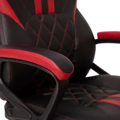 Flash Furniture Ergonomic Office Computer Chair - Adjustable Black And Red Designer Gaming Chair - 360° Swivel - Red Dual Wheel Casters -Flash Furniture GUEST eaeb2cb0 3674 495d b429 aa10cab95ae6