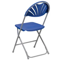 Flash Furniture 2 Pack HERCULES Series 650 Lb. Capacity Plastic Fan Back Folding Chair -Flash Furniture GUEST ee1b2555 f052 4502 a226 5fd481f544ca