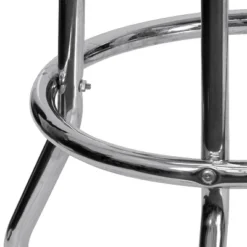 Flash Furniture Double Ring Chrome Barstool -Flash Furniture GUEST ee78e7b2 0e9b 40f2 ac29 477bb7383b45