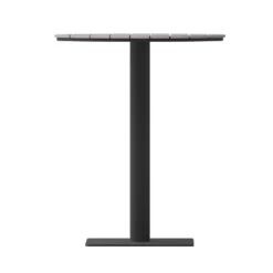 Flash Furniture Finch Commercial Grade Round 24" Table With Faux Teak Poly Slats And Steel Frame -Flash Furniture GUEST eef18865 12d8 48c8 883e 16e1e1a0a9f5