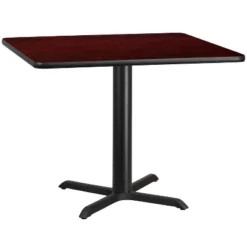 Flash Furniture 42'' Square Laminate Table Top With 33'' X 33'' Table Height Base -Flash Furniture GUEST ef081b38 df84 46ca 9a57 1b03f5e7a5a8