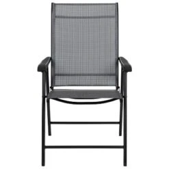 Flash Furniture Black Outdoor Folding Patio Sling Chair (2 Pack) -Flash Furniture GUEST ef96931b 0088 432b 88d4 7e3b15ba3259