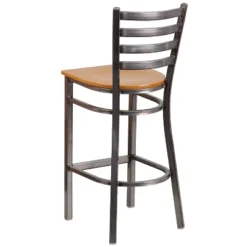 Flash Furniture Clear Coated Ladder Back Metal Restaurant Barstool 18 Flash Furniture Clear Coated Ladder Back Metal Restaurant Barstool -Flash Furniture GUEST effe7cfc 0b20 4828 84d6 b1f8ba81ba6e