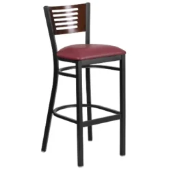 Flash Furniture Black Decorative Slat Back Metal Restaurant Barstool 23 Flash Furniture Black Decorative Slat Back Metal Restaurant Barstool -Flash Furniture GUEST f04d2ba4 a6ba 40c3 bf80 ba9698fb98c2