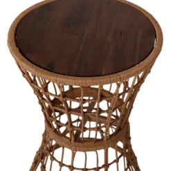Flash Furniture Devon Indoor/Outdoor Natural Finish Rattan Rope Table With Acacia Wood Top, Fade And Weather Resistant 15 Flash Furniture Devon Indoor/Outdoor Natural Finish Rattan Rope Table With Acacia Wood Top, Fade And Weather Resistant -Flash Furniture GUEST f1f3c09b bc72 419d af21 f83757268d1f