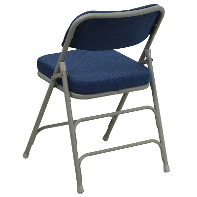 Flash Furniture HERCULES Series Metal Folding Chairs With Padded Seats | Set Of 4 Metal Folding Chairs 5 Flash Furniture HERCULES Series Metal Folding Chairs With Padded Seats | Set Of 4 Metal Folding Chairs - Image 3