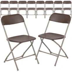 Flash Furniture Hercules™ Series Plastic Folding Chair - 10 Pack 650LB Weight Capacity -Flash Furniture GUEST f3cde0d6 31cb 4a1e b0db 8475f3808328