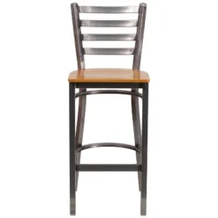 Flash Furniture Clear Coated Ladder Back Metal Restaurant Barstool 20 Flash Furniture Clear Coated Ladder Back Metal Restaurant Barstool -Flash Furniture GUEST f4b6aa94 d2c6 46b2 a653 ddf7977e04c7