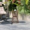 Flash Furniture Devon Indoor/Outdoor Natural Finish Rattan Rope Table With Acacia Wood Top, Fade And Weather Resistant -Flash Furniture GUEST f52ef2ef c19e 4fc1 a1bd 89558db49757