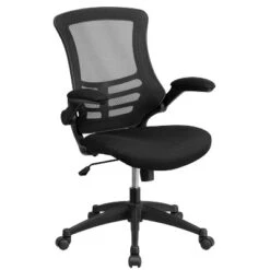 Flash Furniture Work From Home Kit - Black Computer Desk, Ergonomic Mesh Office Chair And Locking Mobile Filing Cabinet With Side Handles -Flash Furniture GUEST f555c972 bf42 4924 b634 6a99262d74a3