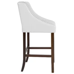 Flash Furniture Carmel Series 30" High Transitional Tufted Walnut Barstool With Accent Nail Trim 21 Flash Furniture Carmel Series 30" High Transitional Tufted Walnut Barstool With Accent Nail Trim -Flash Furniture GUEST f600cb9d 8917 49b4 b0fb 997e462fbd96