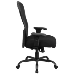 Flash Furniture HERCULES Series 24/7 Intensive Use Big & Tall 400 Lb. Rated Black Mesh Multifunction Synchro-Tilt Ergonomic Office Chair -Flash Furniture GUEST f6411937 1667 47e8 9e14 5dfb02003d29