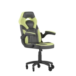 Flash Furniture X10 Gaming Chair Racing Office Computer PC Adjustable Chair With Flip-up Arms And Transparent Roller Wheels -Flash Furniture GUEST f77aecfa 9565 47be affa fb2fdce58524