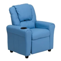 Flash Furniture Contemporary Kids Recliner With Cup Holder And Headrest -Flash Furniture GUEST f80baf7e ee20 4908 88e2 5234c502fab4