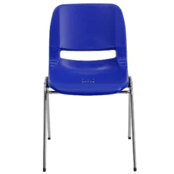 Flash Furniture HERCULES Series 880 Lb. Capacity Ergonomic Shell Stack Chair With Chrome Frame And 18'' Seat Height -Flash Furniture GUEST f9d1c07b 0047 4516 bf16 93e1df338132