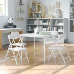 Flash Furniture Kids Colorful 5 Piece Folding Table And Chair Set -Flash Furniture GUEST fa997456 ed9f 4cfb a508 da24bf7eb73b