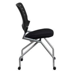 Flash Furniture Galaxy Mobile Nesting Chair With Black Fabric Seat -Flash Furniture GUEST fcfe197c a08a 463c b93d f12a2bac7c71
