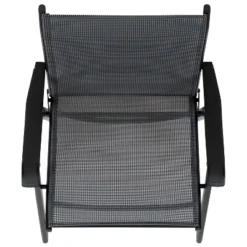 Flash Furniture Black Outdoor Folding Patio Sling Chair (2 Pack) -Flash Furniture GUEST fd73b500 c1ea 44eb 997b 19e913493424