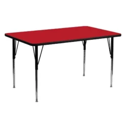 Flash Furniture 24''W X 60''L Rectangular HP Laminate Activity Table - Standard Height Adjustable Legs -Flash Furniture GUEST fe1d368a b3b8 475e 87f9 e83595460966