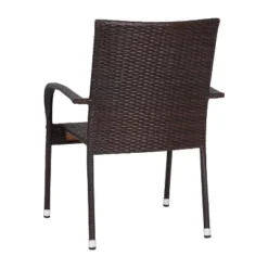 Flash Furniture Maxim Indoor/Outdoor Wicker Dining Chairs With Fade & Weather-Resistant Steel Frames For Patio And Deck 22 Flash Furniture Maxim Indoor/Outdoor Wicker Dining Chairs With Fade & Weather-Resistant Steel Frames For Patio And Deck -Flash Furniture GUEST fe872bae b207 439b 9b89 b673062428b8